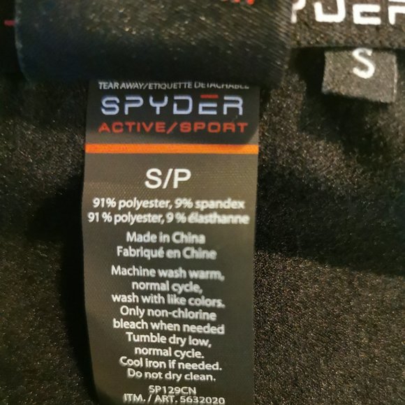 Spyder Women’s Brushed Crew Neck Top (Black) S/P - Picture 8 of 8